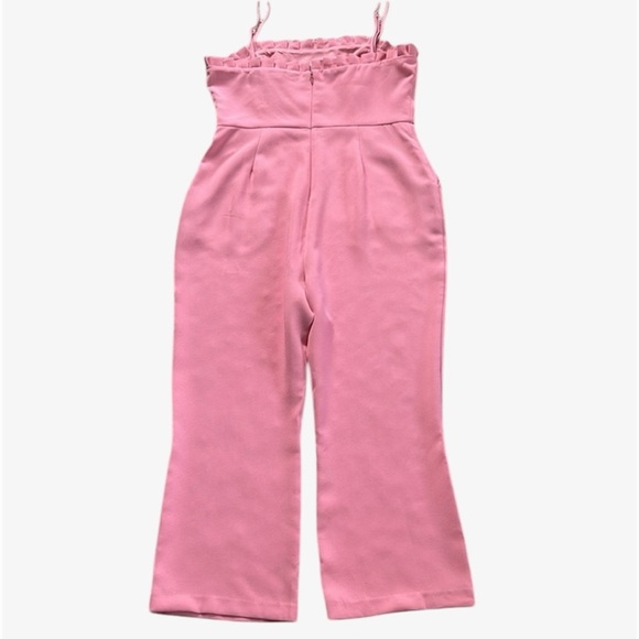 BCBGeneration Spaghetti Strap Cropped Jumpsuit Size 12 - Picture 5 of 16